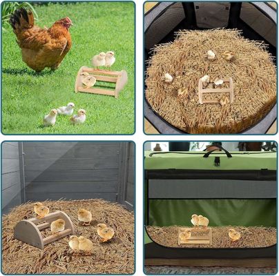 202405 Perche d'oiseau Barre de bois épaisse et résistante à l'usure