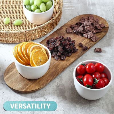 Tray en bois d'acacia, avec une couleur en bois ou votre couleur