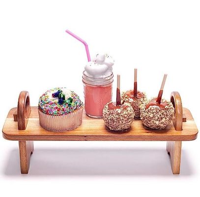 Plateau de bois surélevé contemporain pour la décoration intérieure