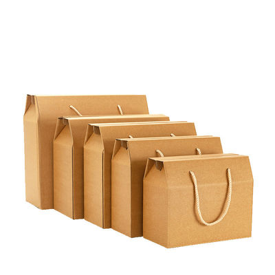 Impression artisanale à la stratification brillante Cartons blancs Kraft recyclés Cartons artisanaux