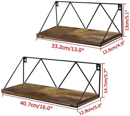 Étagères flottantes réglables Ensemble de 2 pour chambre à coucher salle de bain salon cuisine et bureau