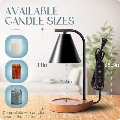 Mélangeur de cire à base de bois rétro pour la décoration de la maison