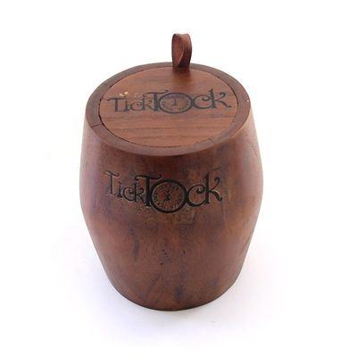Europe Caractéristique régionale Logo personnalisé Acceptable Baril artisanal en bois pour le stockage du thé