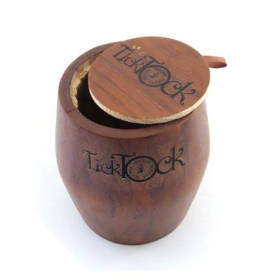 Europe Caractéristique régionale Logo personnalisé Acceptable Baril artisanal en bois pour le stockage du thé