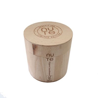 Promotion Logo personnalisé Acceptable Natural Beech Pine Oke Barrel en bois pour les bonbons