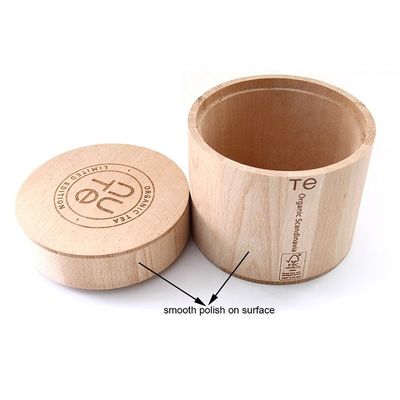 Promotion Logo personnalisé Acceptable Natural Beech Pine Oke Barrel en bois pour les bonbons