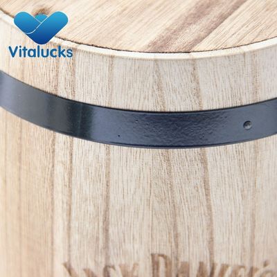 Baril en bois fait à la main pour le café, les bonbons et le vin