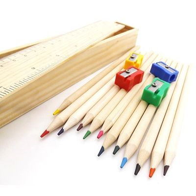 Boîte à crayons en bois polyvalent avec type de bois TIMBER et structure en matériau solide