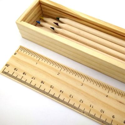 Boîte à crayons en bois polyvalent avec type de bois TIMBER et structure en matériau solide