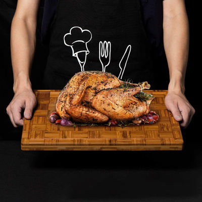 11" x 8" Aruba Beech Bamboo Wood Butcher Bloc de planche à découper pour le camping en plein air