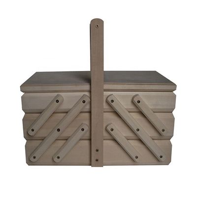 Boutiques de cadeaux Acheteur commercial Convient travail de couture Boîte à couture en bois 5 jours de livraison