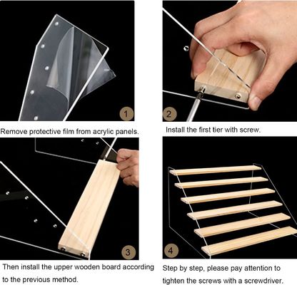 Détenteurs de stockage Étagères pour le stockage des objets de collection Pop Figures Cupcakes Parfums Desserts