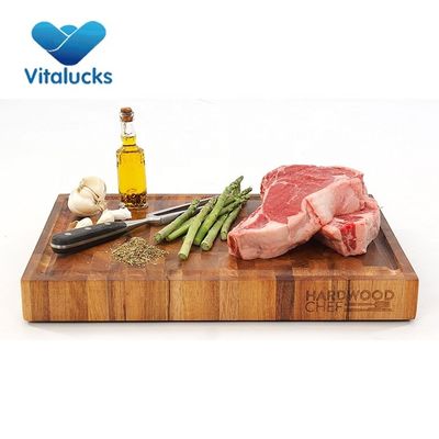 Petites planches de coupe intelligentes de baleine de bambou avec un design traditionnel en caoutchouc synthétique de noix