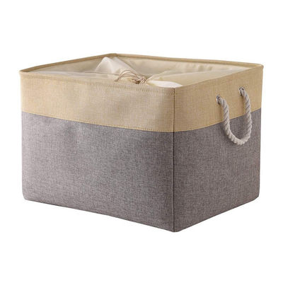 Logo personnalisé panier de stockage de tissu acceptable pour les vêtements stockage et organisation