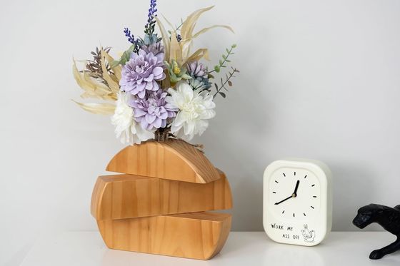 Vaisseau en gazon de pampas moderne pour les pièces centrales de la table à la mode