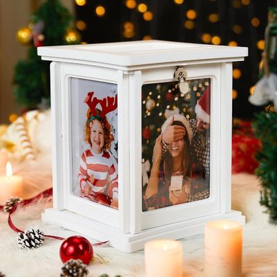 Réception de mariage Eucalyptus enveloppe bricolage boîte en bois avec verrouilleur échantillon gratuit