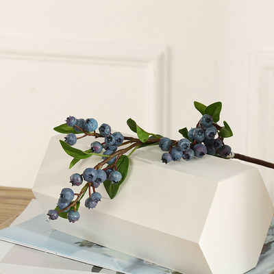 Fruits de Noël Plantes artificielles à base de baies rouges et bleues pour toutes les fêtes Occasion
