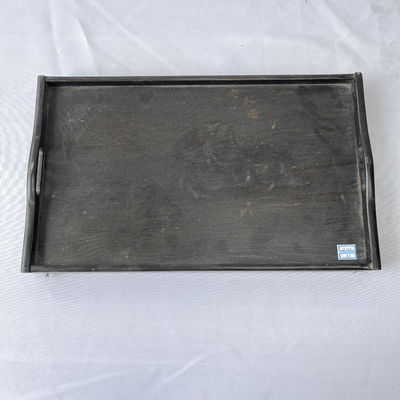 Impression à écran de soie Petit-déjeuner naturel Plateau de lit en bois avec jambes pliantes Cuisine