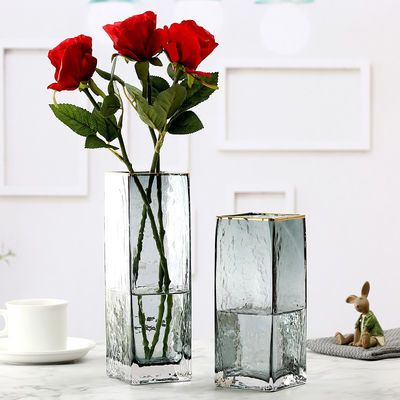 Vase de table en verre pour toutes les saisons dans la décoration de la maison en vrac avec Phnom Penh haut verre moderne