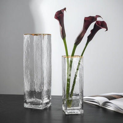 Vase de table en verre pour toutes les saisons dans la décoration de la maison en vrac avec Phnom Penh haut verre moderne