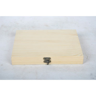 Boîte de cigare en bois non finie pour emballage écologique et traitement de l'impression par estampage