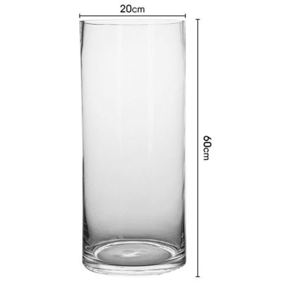 Des vases en verre minimalistes de 60 cm de haut La combinaison parfaite de style et de fonction