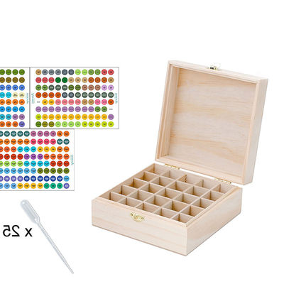 Boîte à emballage en bois avec séparateur