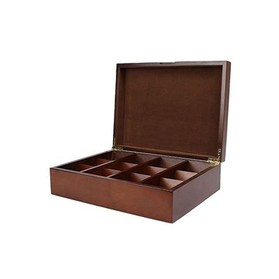 Logo personnalisé Acceptable Peint Eco-friendly Vintage Chest Boîte en bois Emballage de thé