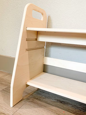 Meubles en bois Montessori amovibles pour les enfants banc de chaussures dans le salon salle de jeux