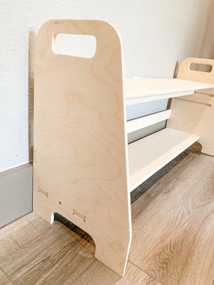 Meubles en bois Montessori amovibles pour les enfants banc de chaussures dans le salon salle de jeux