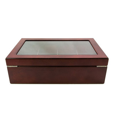 Délicat style vintage moderne petite boîte à thé en bois faite à la main et commande personnalisée acceptée