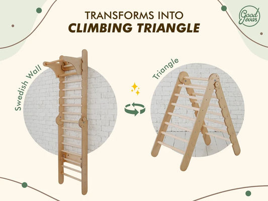 Montessori Alpiniste Jeux pour tout-petits avec logo personnalisé et jouet d'apprentissage pour enfants