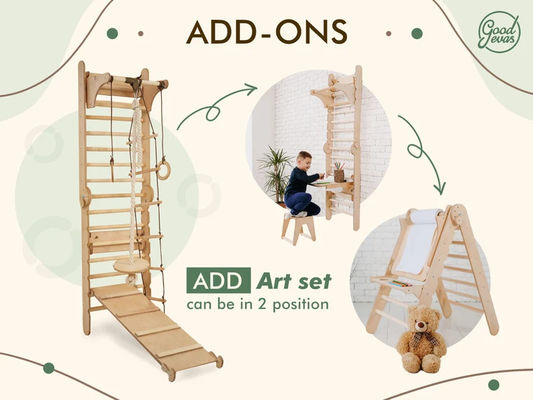 Montessori Alpiniste Jeux pour tout-petits avec logo personnalisé et jouet d'apprentissage pour enfants
