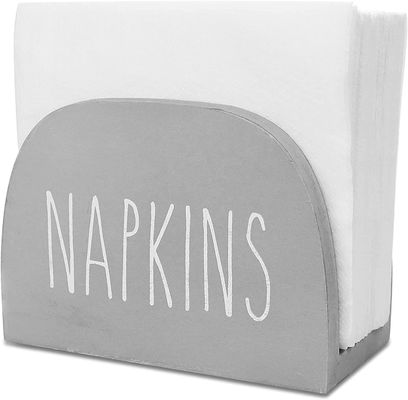 Porteur de serviette brûlé sur mesure pour les comptoirs de cuisine 15x11x7.6cm en bois massif toute saison