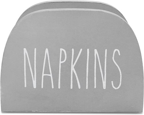 Porteur de serviette brûlé sur mesure pour les comptoirs de cuisine 15x11x7.6cm en bois massif toute saison