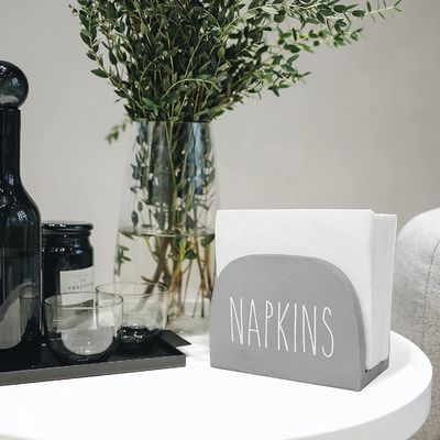 Porteur de serviette brûlé sur mesure pour les comptoirs de cuisine 15x11x7.6cm en bois massif toute saison