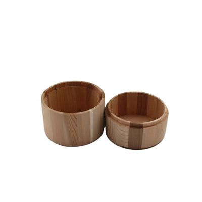 Manivelle polie Logo personnalisé Acceptable Bougie en bois de cèdre avec couvercle en bois