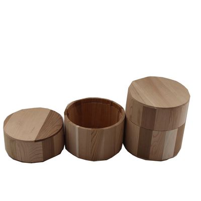 Manivelle polie Logo personnalisé Acceptable Bougie en bois de cèdre avec couvercle en bois
