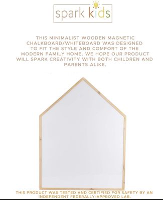 Magasin de cadeaux Maison en forme de dessin magnétique tableau de calcul tableau blanc pour le style de conception moderne