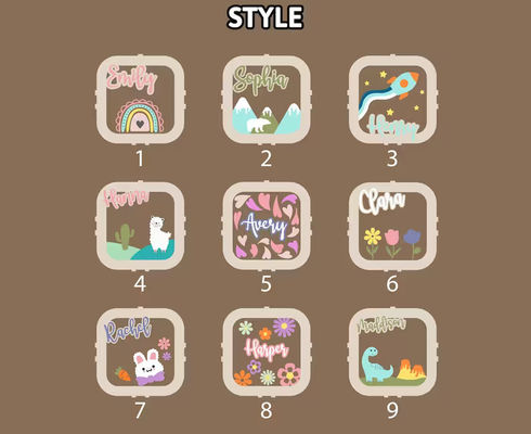 Boîte d'argent en bois de pin Montessori Décoration de chambre d'enfant Boîte à argent en bois Cadeau pour fille