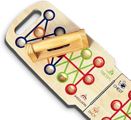 Taille personnalisée Manches pliables en bois poussant vers le haut pour l'entraînement professionnel de la force