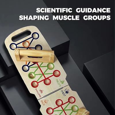 Taille personnalisée Manches pliables en bois poussant vers le haut pour l'entraînement professionnel de la force