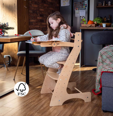 Chaise de bureau en bois réglable pour toutes les saisons
