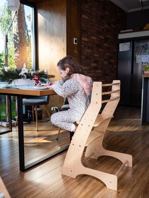 Chaise de bureau en bois réglable pour toutes les saisons