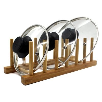 Organisateur d'armoires de rangement de cuisine compact pour plateau de coupe de cuvette de pot