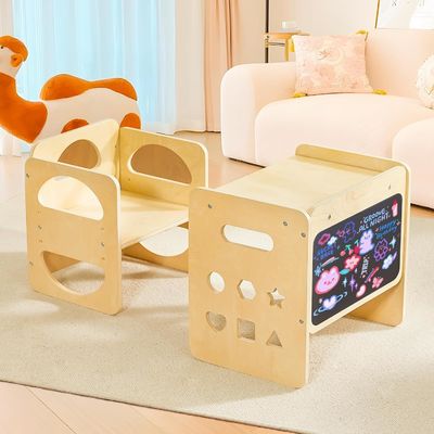 En bois sur mesure 1 à 3 ans enfants hauteur réglable chaise étape tabouret pour le salon