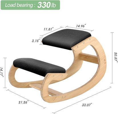 Chaise à genoux ergonomique roulant chaise à genoux moderne posture verticale chaise pour le foyer tabouret ottoman