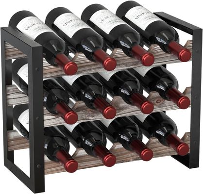 Conception fonctionnelle Tableau multifonctionnel en bois pour les bouteilles d'alcool