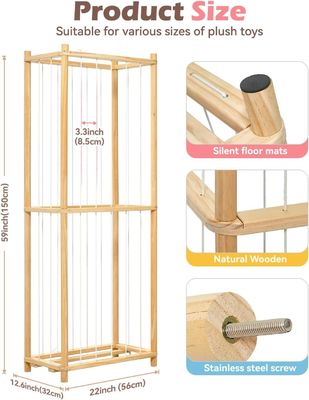 Salle de séjour Cage d'animal bourrée en bois Cage de jouet extra grande pour les enfants Salle de jeux de la crèche