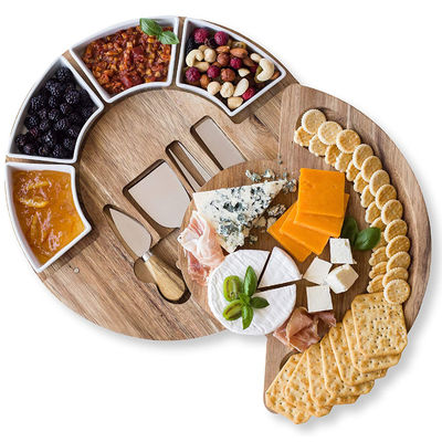 Améliorez votre assiette à fromage avec ce plateau de coupe de viande et de fromage de 13 pouces